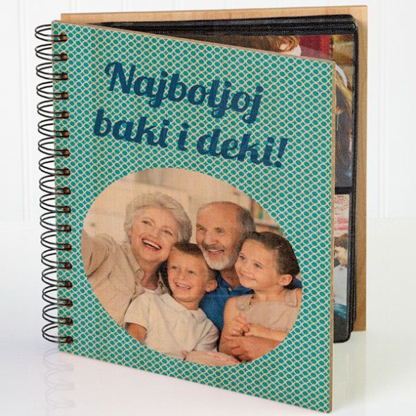 Najboljoj baki i deki poklon album za slike