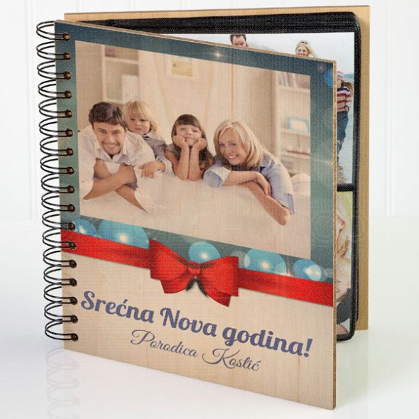 Srećna Nova godina poklon album za slike