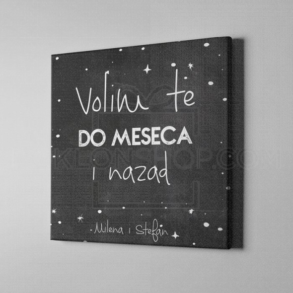  Volim te do meseca i nazad