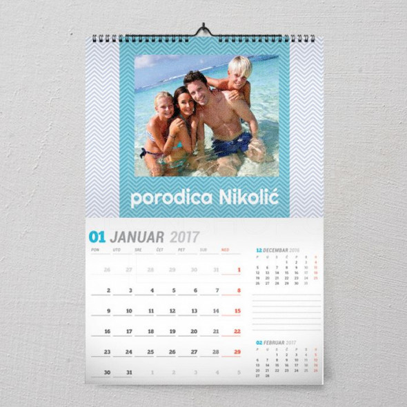 Uspomene sa letovanja poklon kalendar