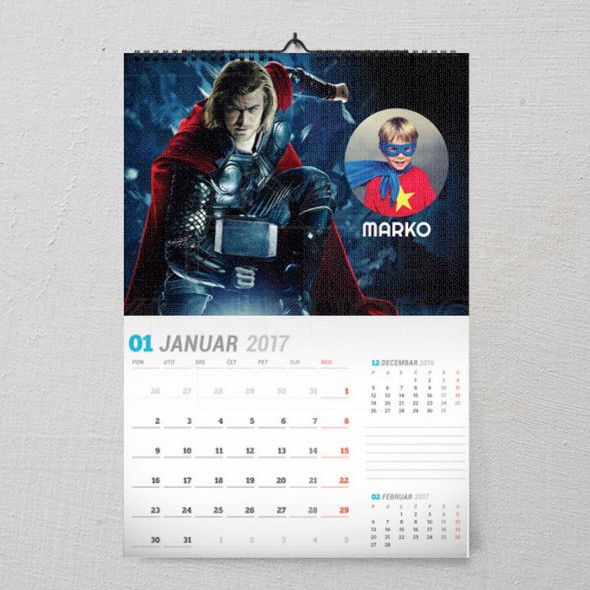 Thor poklon kalendar