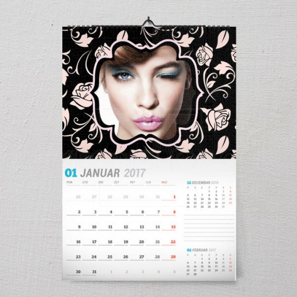 Ružice poklon kalendar za devojku