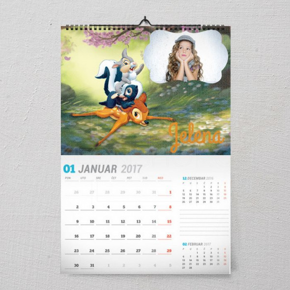 Bambi poklon kalendar za dete