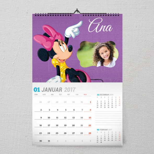 Evo je Mini poklon kalendar za devojčice