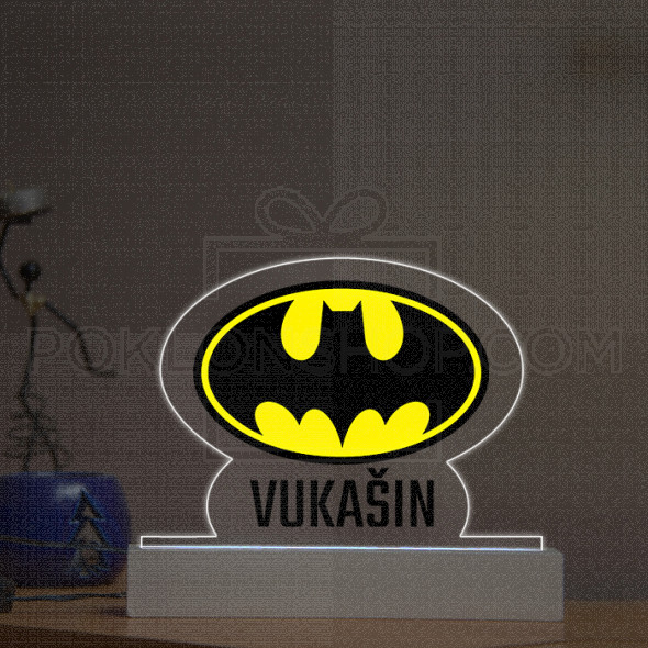 Batman logo poklon lampa