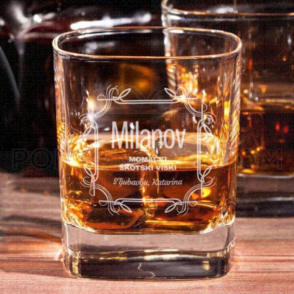 Momački viski poklon čaša za viski