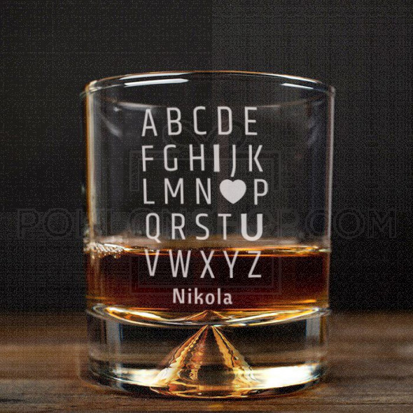 Slova poklon čaša za viski