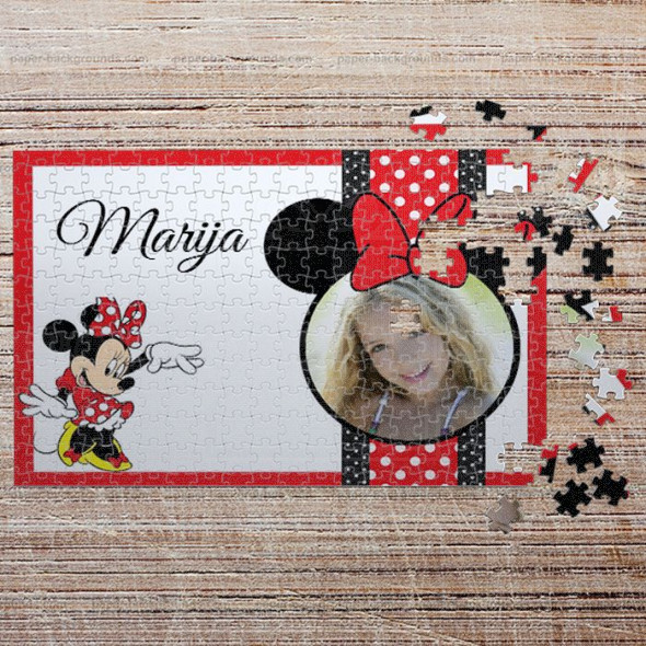 Poklon puzzle Minnie Mouse