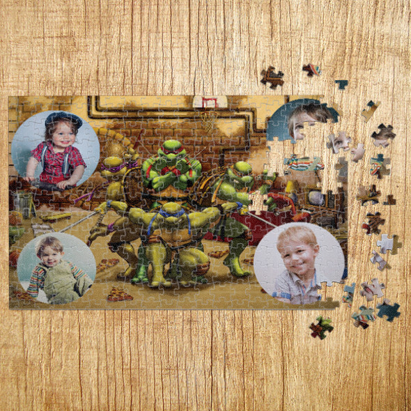 Poklon puzzle Foto kolaž Nindža Kornjače