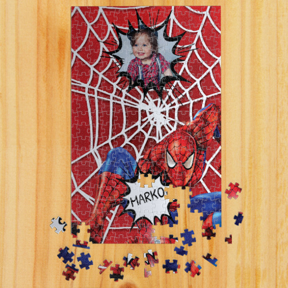 Poklon puzzle Spiderman uspravno