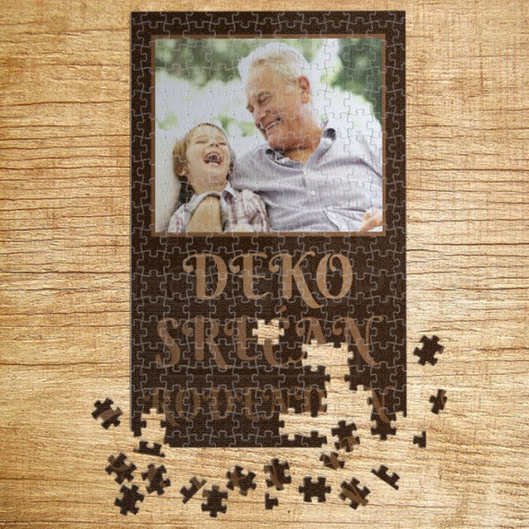 Poklon puzzle Deko srećan rođendan