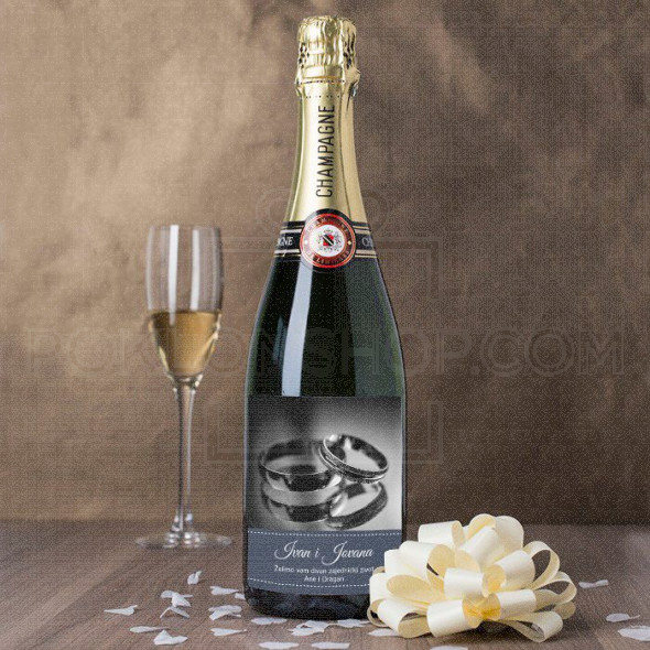 Poklon šampanjac za venčanje