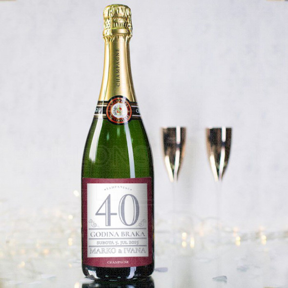 Fantastična godišnjica  poklon šampanjac