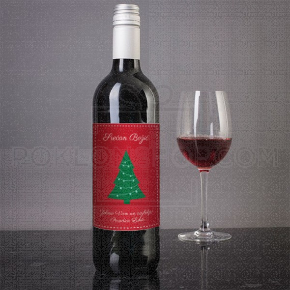 Srećan Božić od porodice poklon vino