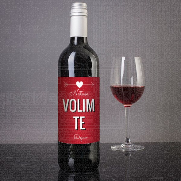 Ja te volim poklon vino