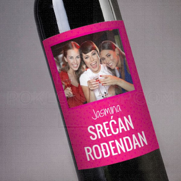 Srećan rodjendan poklon vino