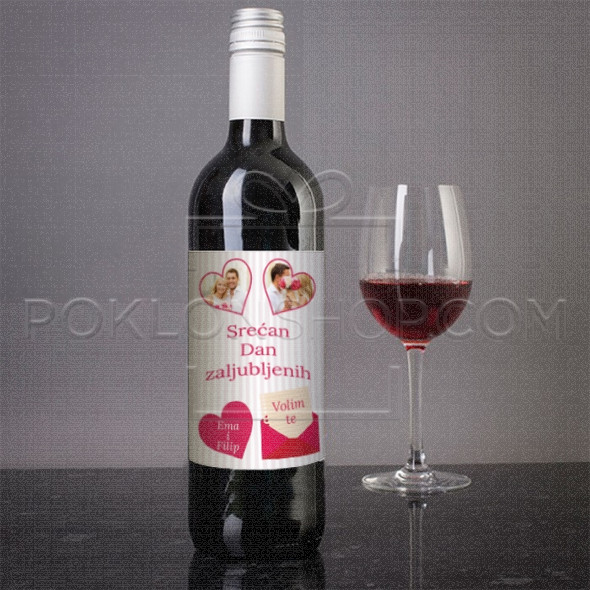 Pismo ljubavi poklon vino