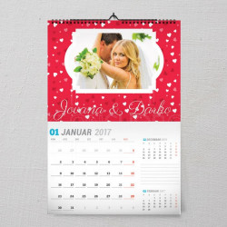 Uspomene sa venčanja poklon kalendar