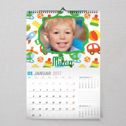 Automobilčići poklon kalendar za dečake