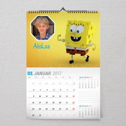 Moj Sunđer Bob poklon kalendar za dečaka
