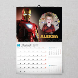 Moj Iron man poklon kalendar za dečaka