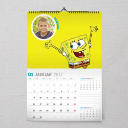 Sunđer Bob poklon kalendar za dete