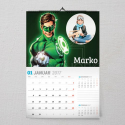 Moj heroj poklon kalendar