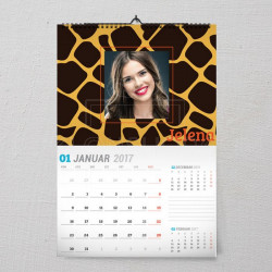 U leopardovom stilu poklon kalendar za devojku