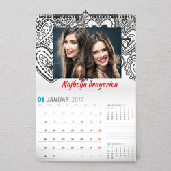 Najbolja drugarica poklon kalendar