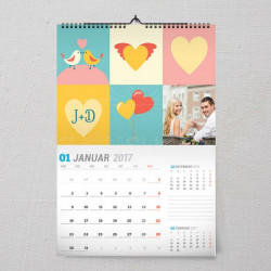 Romantični trenuci poklon kalendar za zaljubljene
