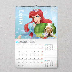 Princeza Ariel poklon kalendar za devojčice