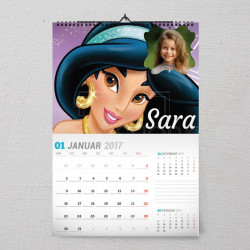 Princeza Jasmin poklon kalendar za devojčice