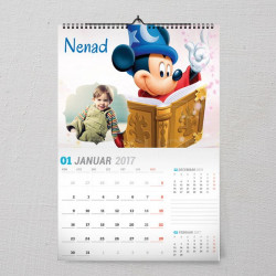Miki čarobnjak poklon kalendar za dete