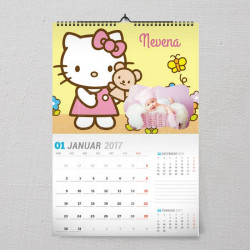 Hello Kitty poklon kalendar za devojčice