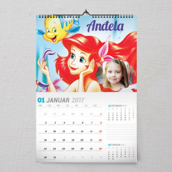 Na dnu okeana poklon kalendar za devojcice