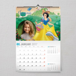 Snežana poklon kalendar za devojčice
