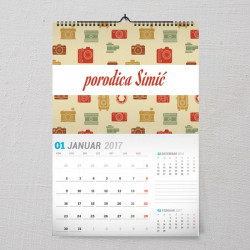 Fotoaparat poklon kalendar