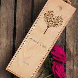 Drvce ljubavi poklon kutija za vino