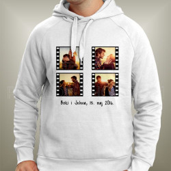 Filmska traka kolaž od 4 fotografije poklon majice i duksevi