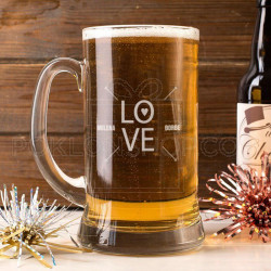 Ljubav poklon čaša za pivo
