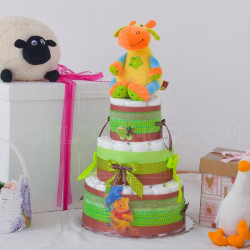 Winnie Pooh poklon torta od pelena