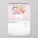Slatka curica poklon kalendar za bebu