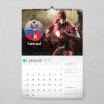 Flash Gordon poklon kalendar za dečaka