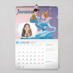 Ponoćni ples poklon kalendar za devojčice