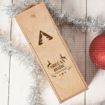 Srećan Božić kutija sa jelenima poklon kutija za vino