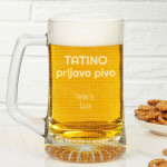 Tatino pivo poklon čaša za pivo