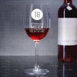 Osamnaesti rođendan  poklon čaše za vino